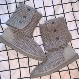 Authentic UGG Classic Cardy Knit Boot